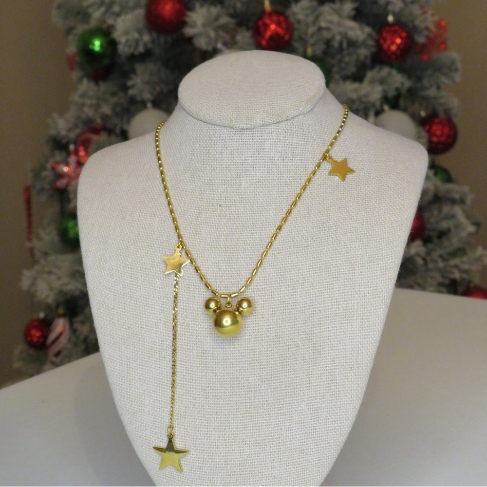 18K GOLD PLATED MICKEY NECKLACE